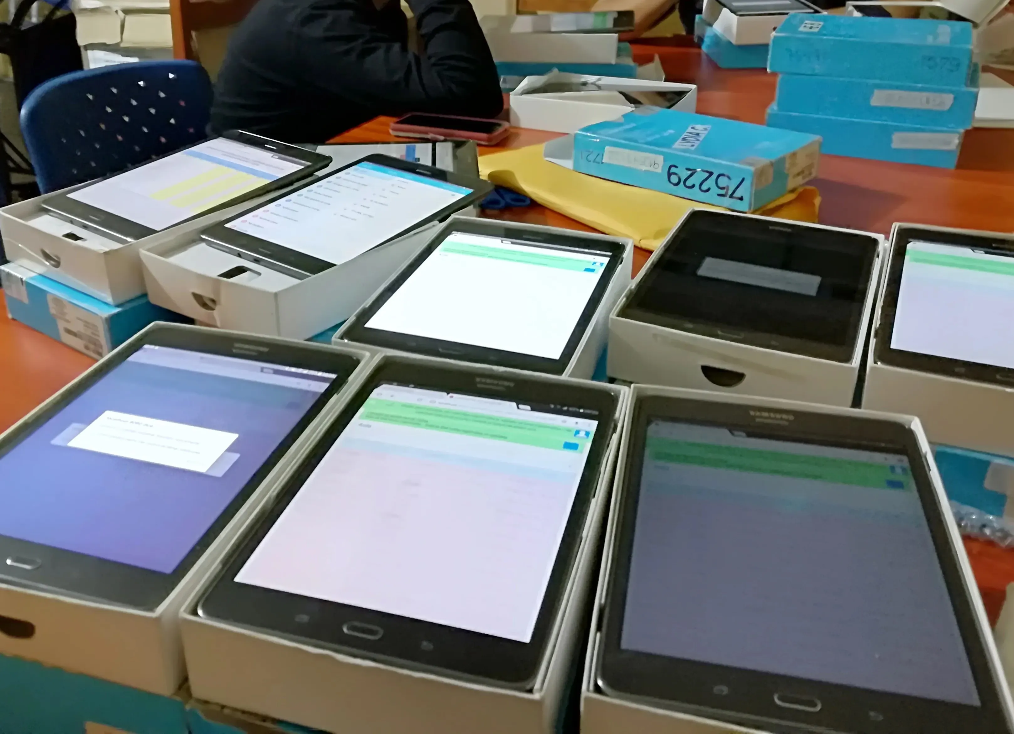 Configuración de tablets