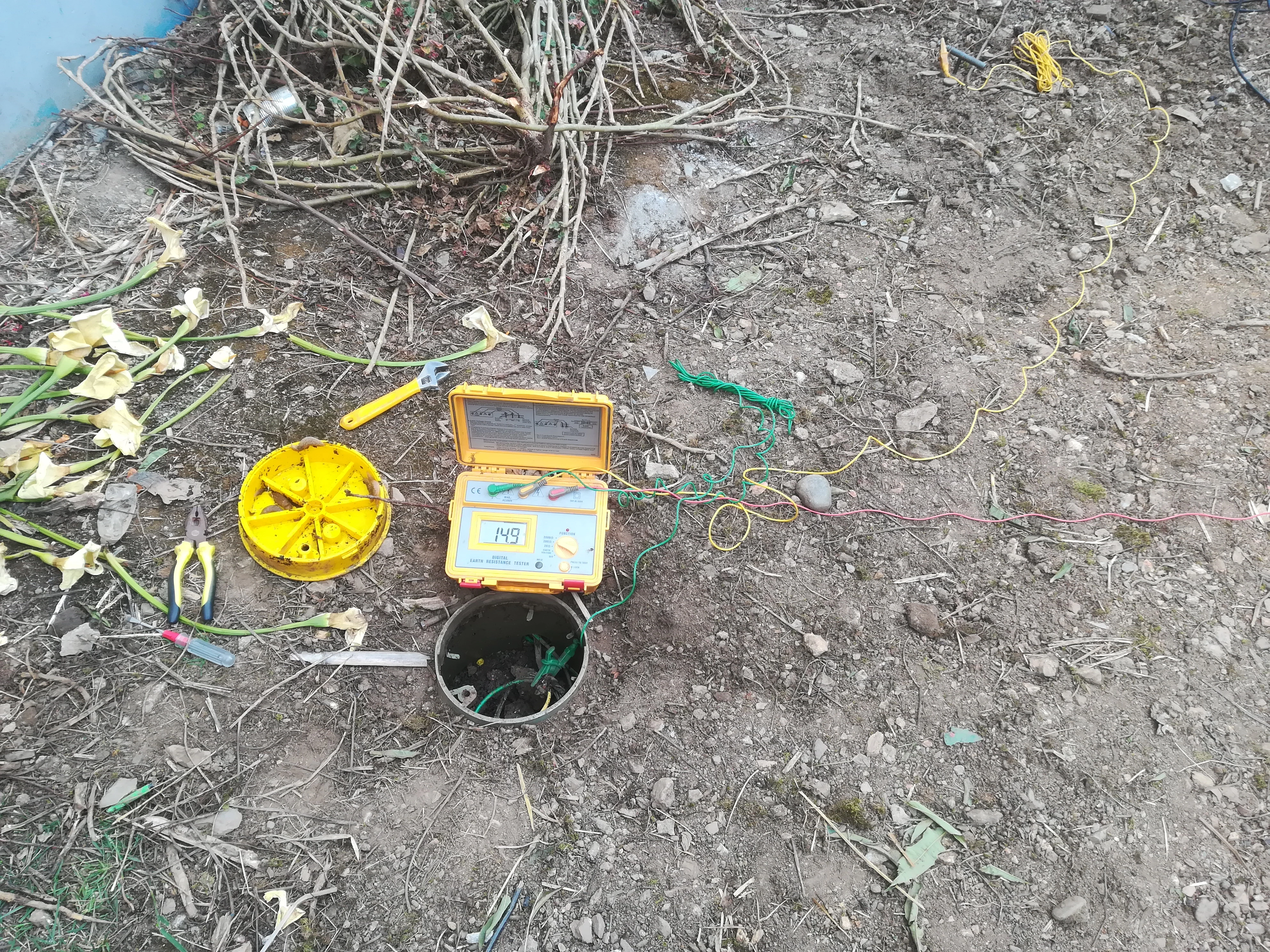 Mantenimiento de pozo a tierra