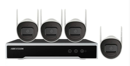 Kit de monitoreo HIKVISION (1 NVR Wi-Fi de 4 Canales + 4 Camaras Wi-Fi de 2 MP). - imagen 1